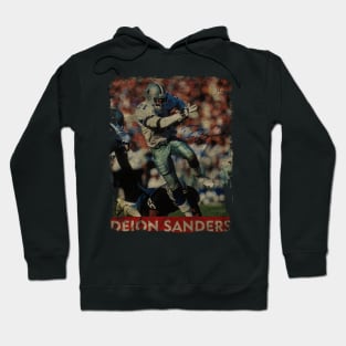 TEXTURE ART- Deion Sanders - RETRO STYLE 5 Hoodie